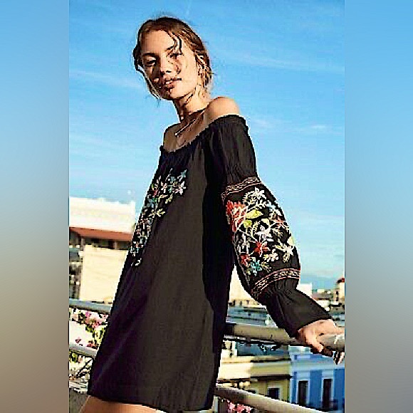 Free People Fleur Du Jour Embroidered Dress - Picture 2 of 11